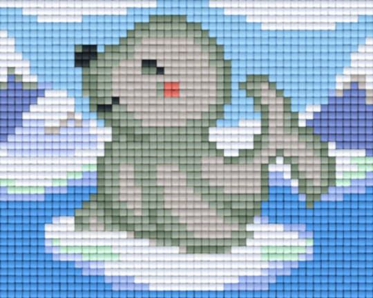 Baby Whale One [1] Baseplate PixelHobby Mini-mosaic Art Kits